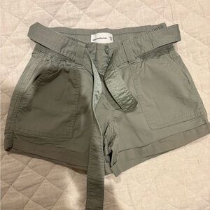 Abercrombie Kids Olive Green Utility Shorts with Belt Sz 13/14
